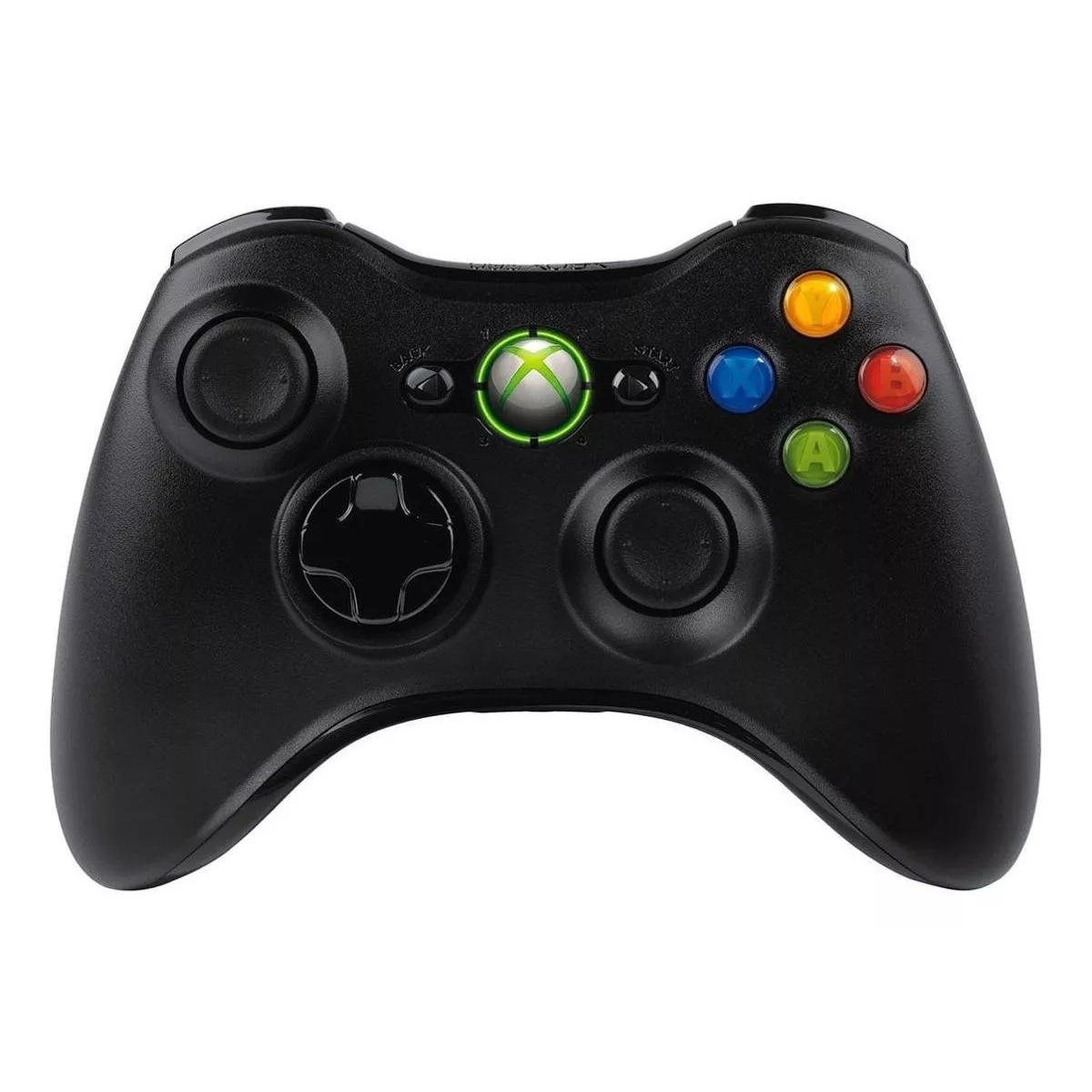 Control Mando Gamer Para Xbox 360 Inalámbrico Negro