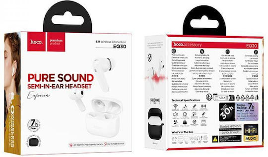 Audífonos In Ear Bluetooth Hoco Eq30 Tws Blanco – imagen 2