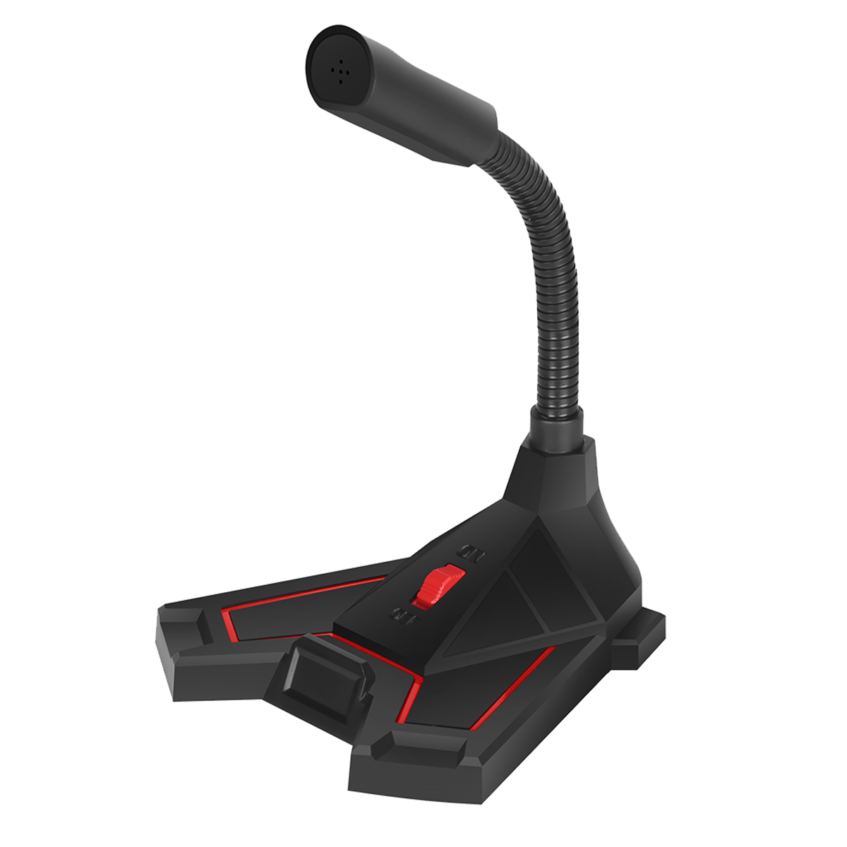 Microfono Gamer Strike Me Xmc-01 Omnidireccional 3.5mm Negro