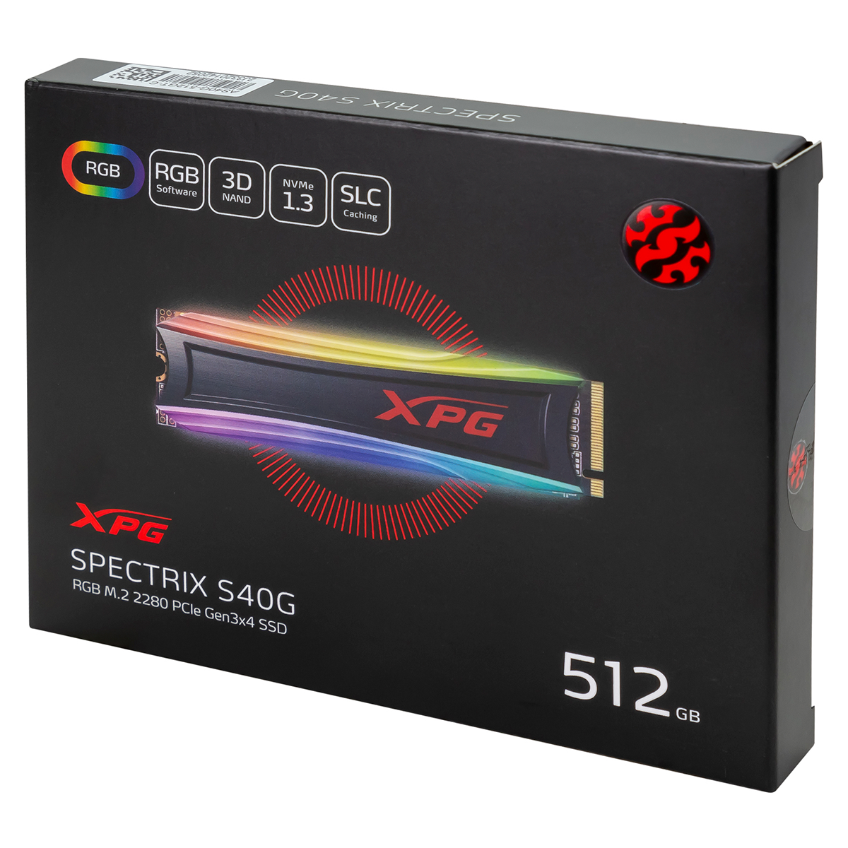 Disco Ssd Adata Xpg 512 Gb Spectrix Rgb M.2