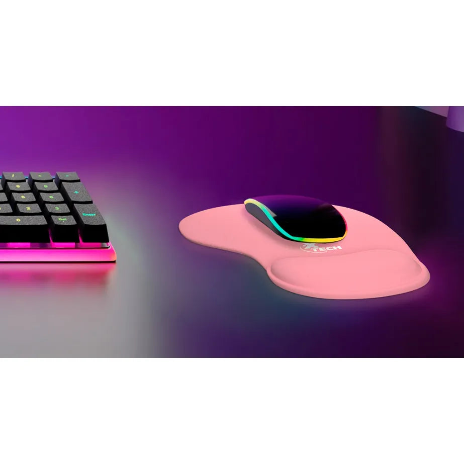 Mousepad Apoya Muñeca Gel Silicona Xtech Xta-530 Rosado – imagen 2