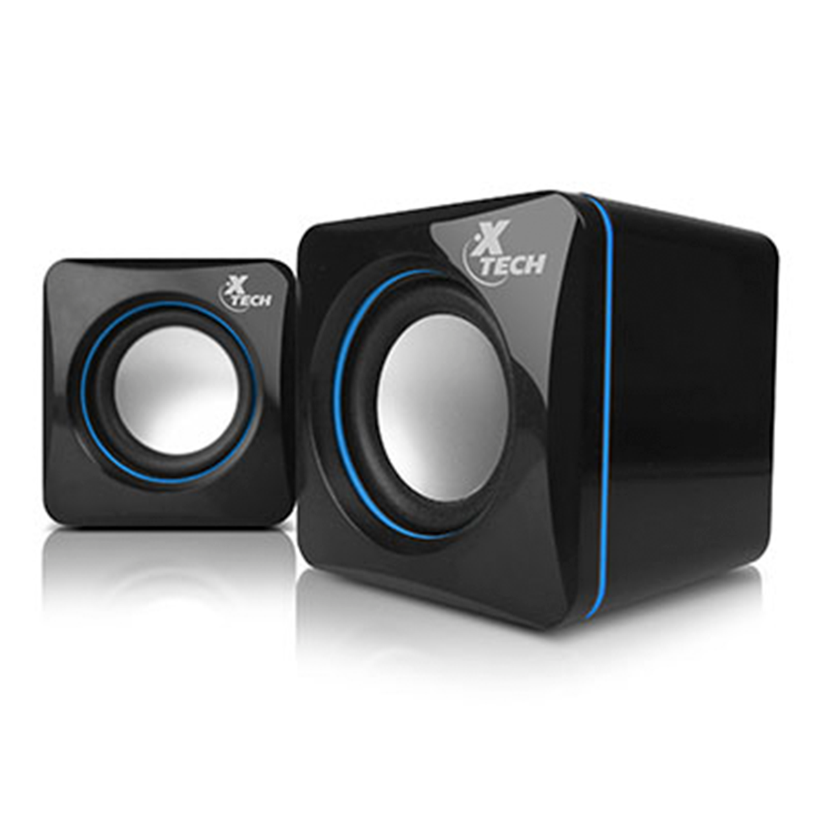 Parlante Xtech Mini Para Pc 2.0 5w Rms Usb Y 3,5mm Xts110
