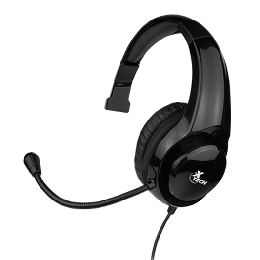 Audifono Gamer Xtech Monoauricular Pc Ps4 Ps5 Xbox Switch Negro