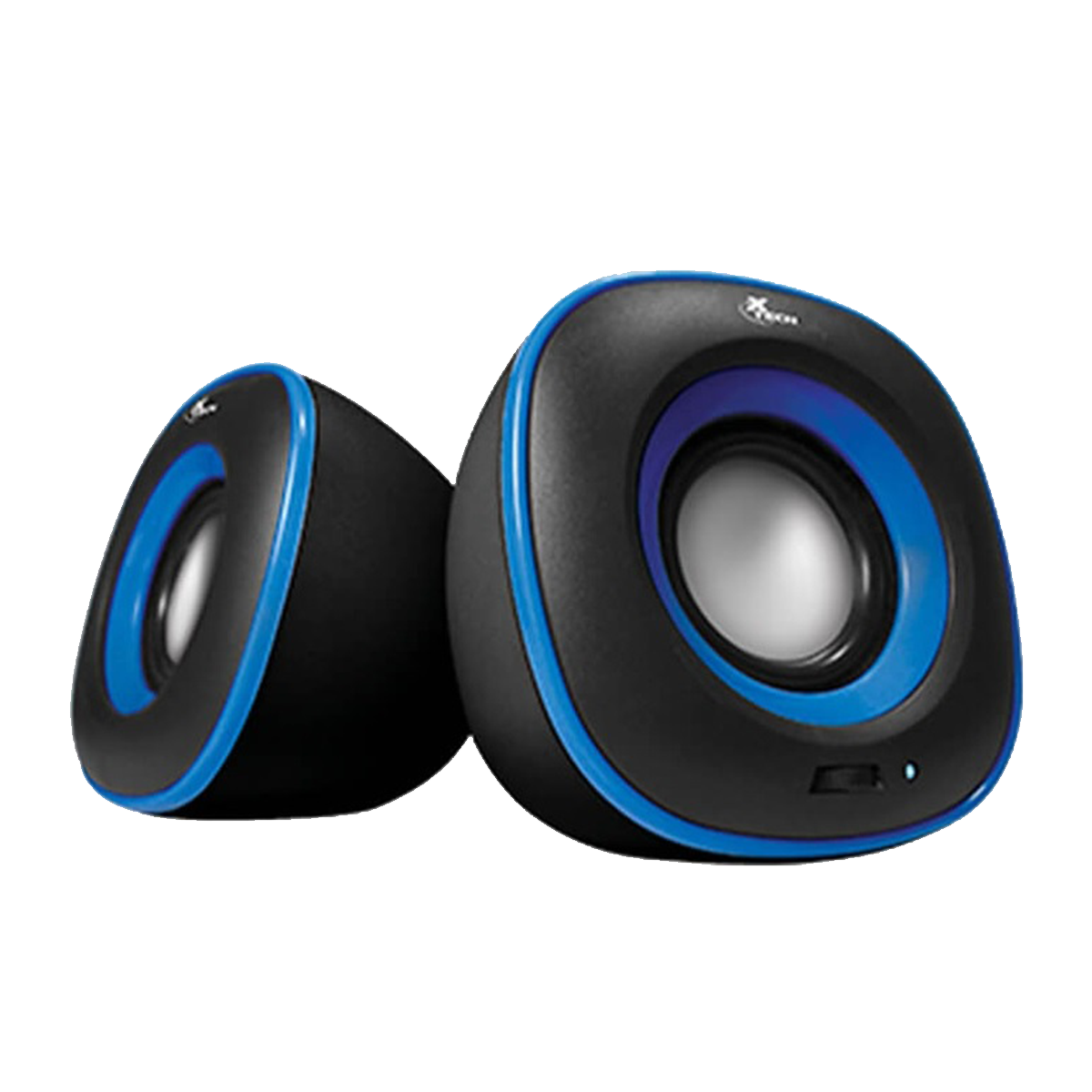 Parlante Xtech Mini Para Pc 2.0 5w Rms Usb Y 3,5mm Spekter Azul