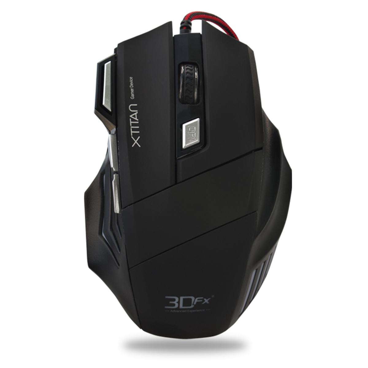 Mouse Gamer 3dfx Xtitan Professional 3200dpi Negro