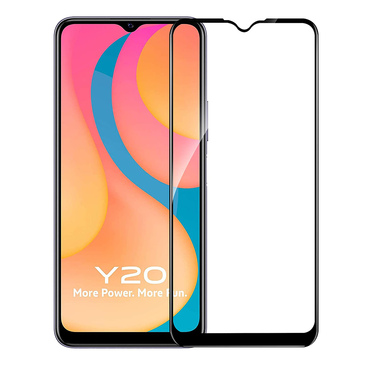 Vivo Y20 Vidrio Templado Full Pegamento
