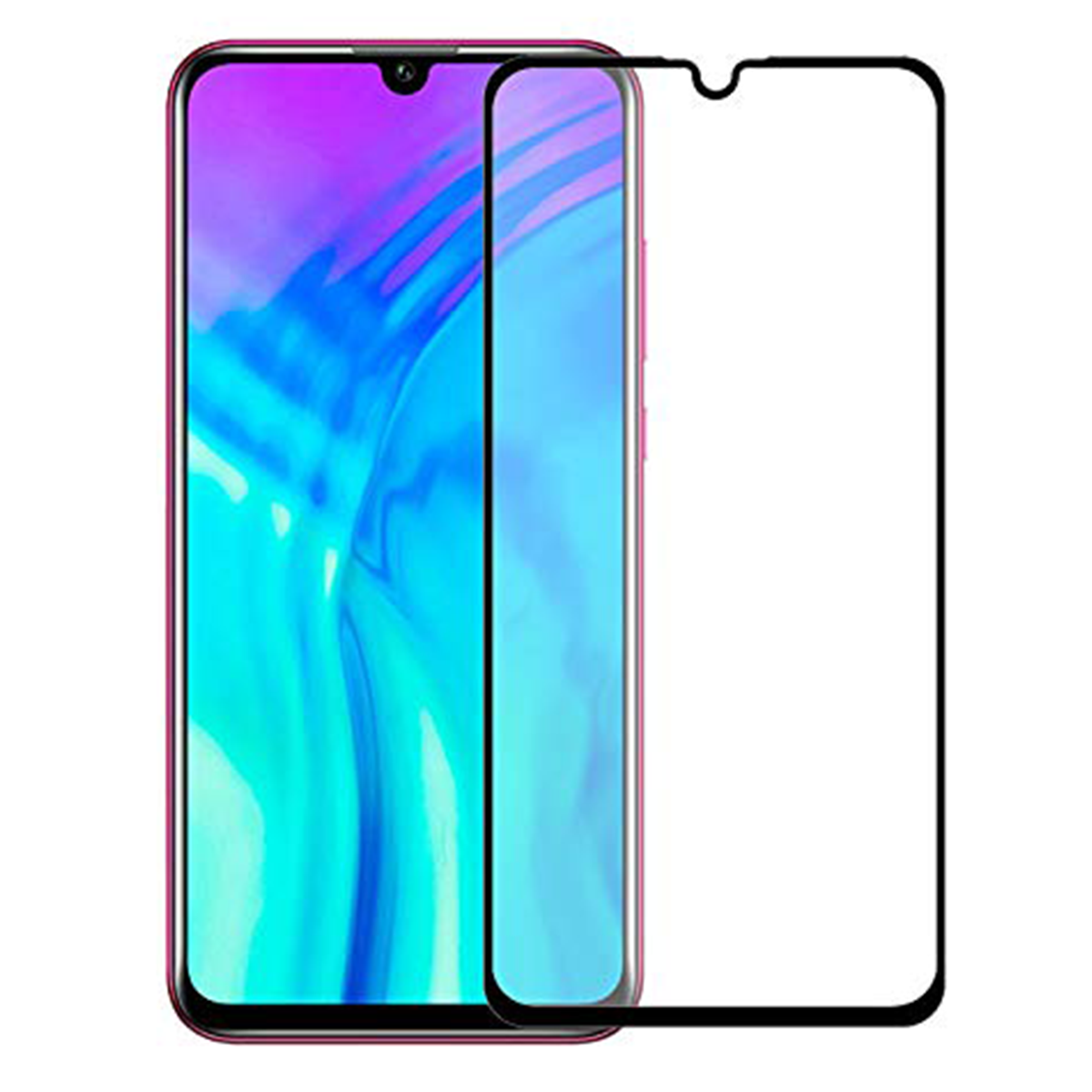 Huawei Y6 2018 Vidrio Templado Full Pegamento