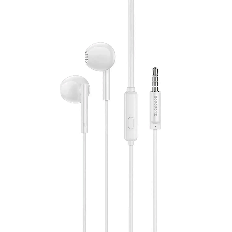 Audífonos In Ear Borofone Bm76 3.5mm Ocean Blanco