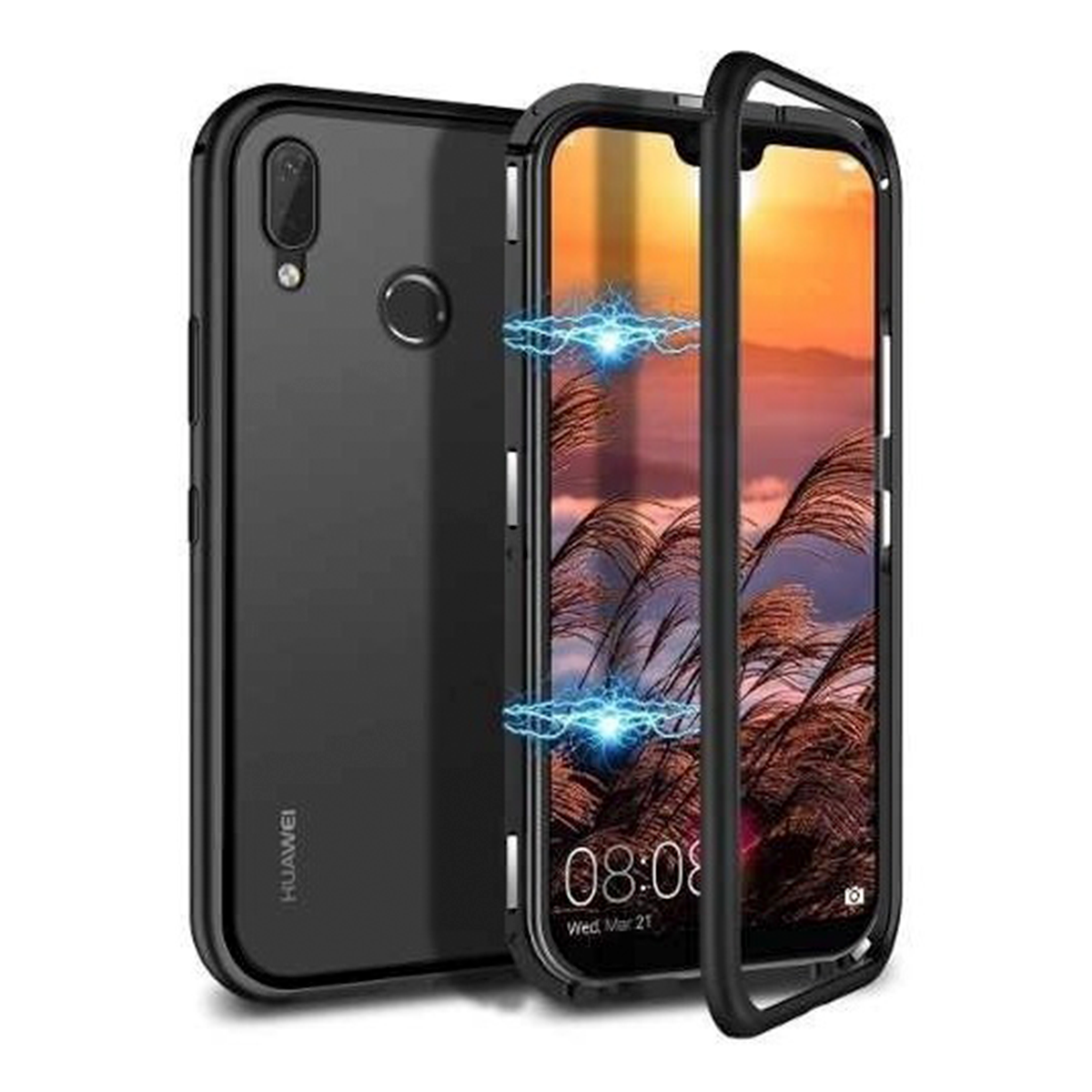 Huawei Y9 2019 Carcasa Magnetica Reforzada