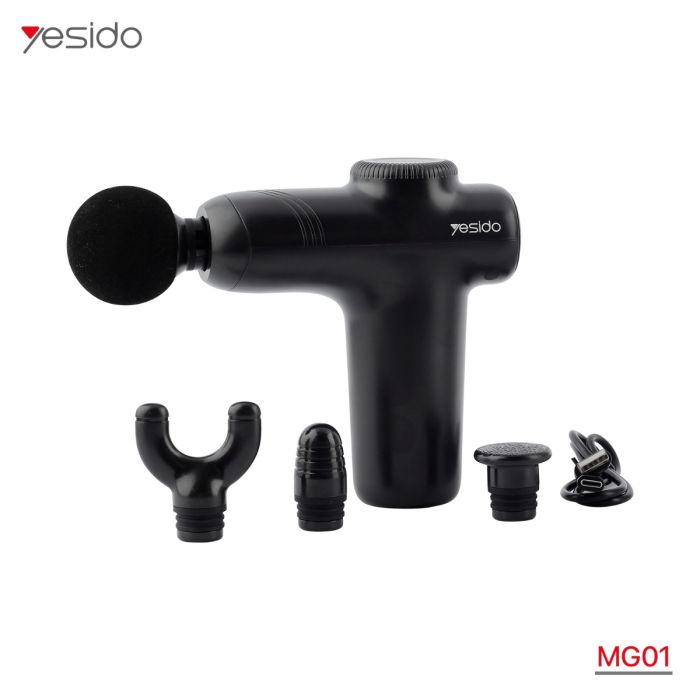 Pistola Masajeadora Gun Yesido Mg01 Negro – imagen 2