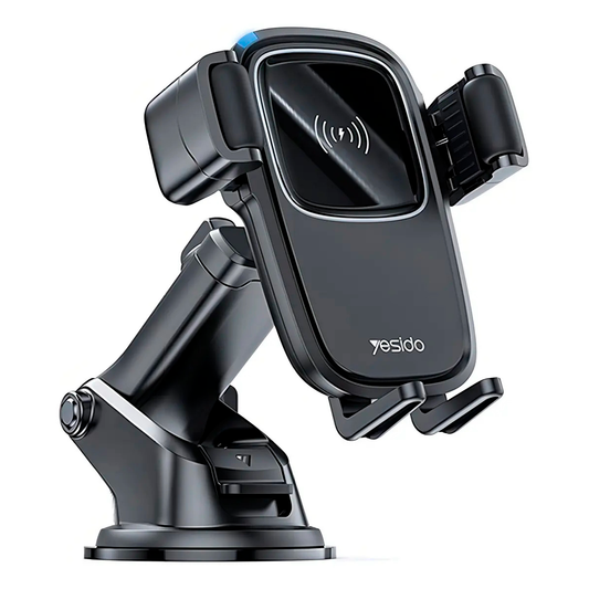 Soporte Holder Para Celular Carga Inalambrica 15w Yesido C187 Negro