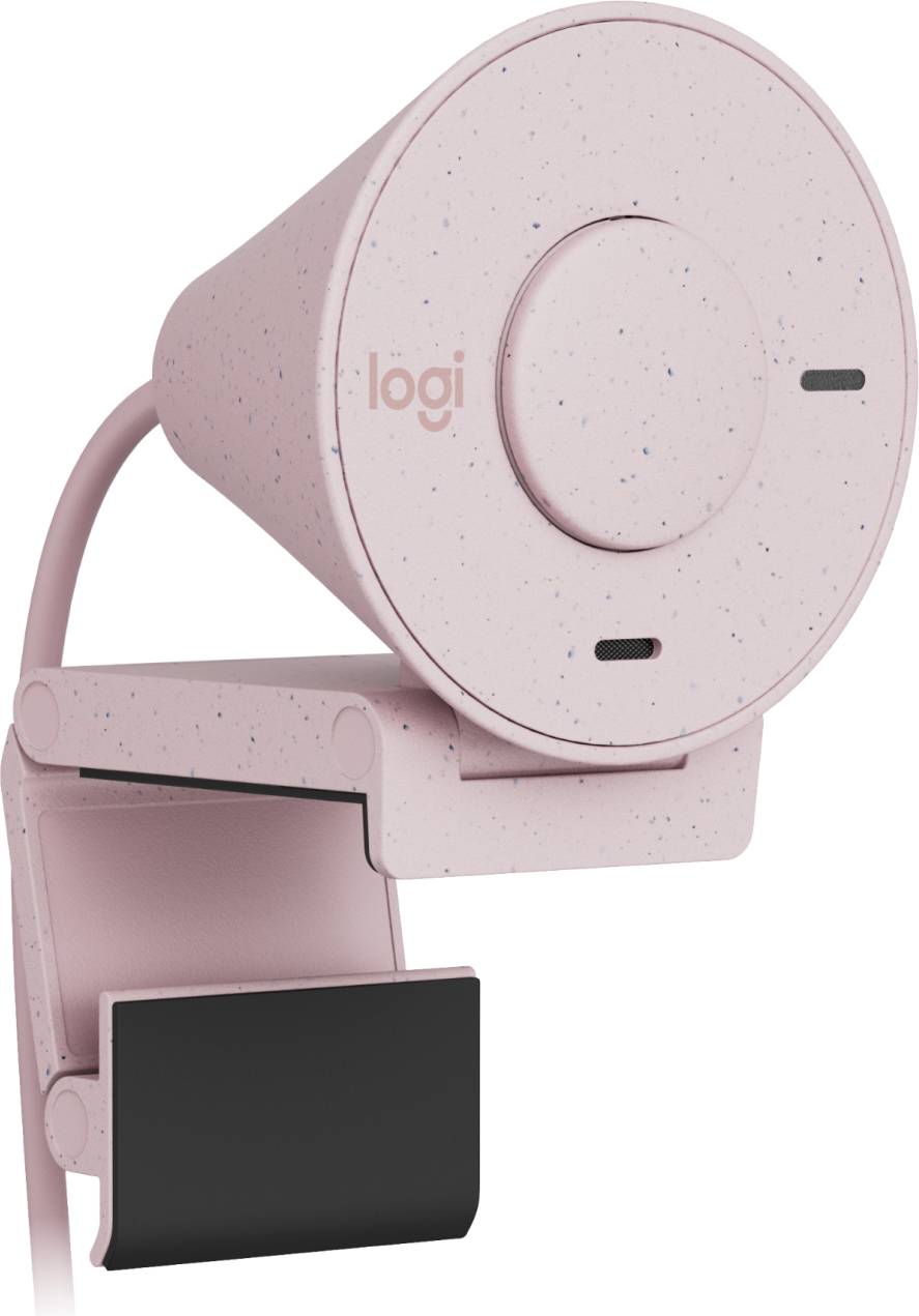 Webcam Logitech Brio 300 1080p Usb C Rosado – imagen 2