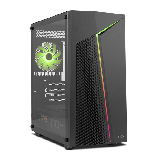 Gabinete Gamer Nox infinity Zeta Mini torre M-Axt Argb Negro